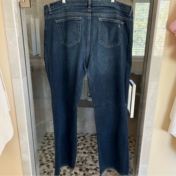 Like New Michael Kors Women’s Blue Jeans 18W - Picture 6 of 8